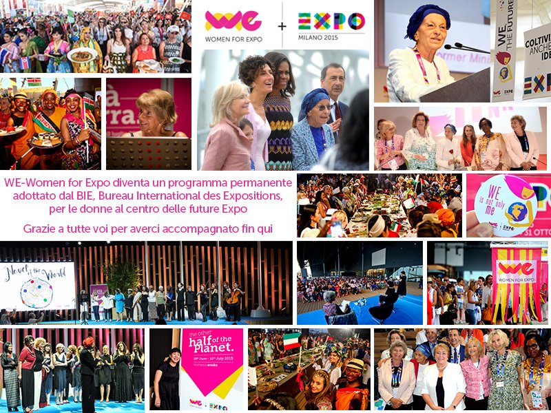 WE becomes a permanent programme adopted by the BIE - Thank you to all of you for having accompanied us this far!