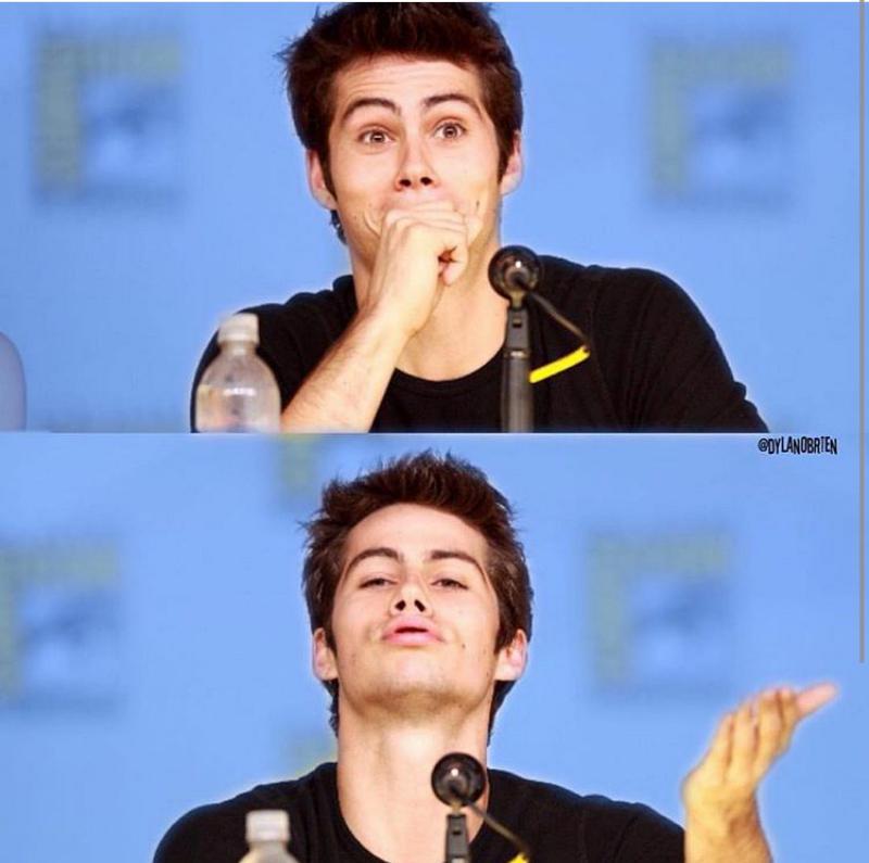 YouAreMyCure75's tweet photo. Mimik insanı... #teenwolf #dylanobrien #StilesStilinski #obrien #DylanObrienIsStilesForever #dylan #StilesLydia https://t.co/54NCeNph1V
