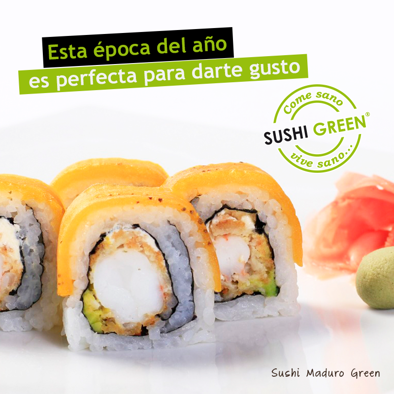 SushiGreenCo's tweet photo. En este mes aprovecha cada oportunidad de cumplir tus antojos,¡Te esperamos en el norte o sur de la ciudad! https://t.co/7Le9abMInG