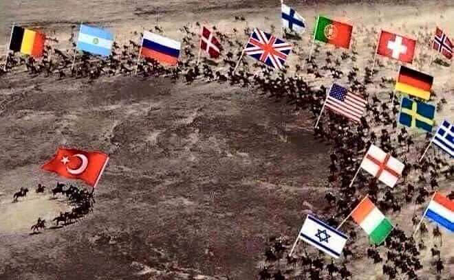 "Kahpe bizansın torunları yaşıyorda,
Osmanlı torunlarını öldümü sandınız"

Selam gazze,bosna,arakan,filistine.