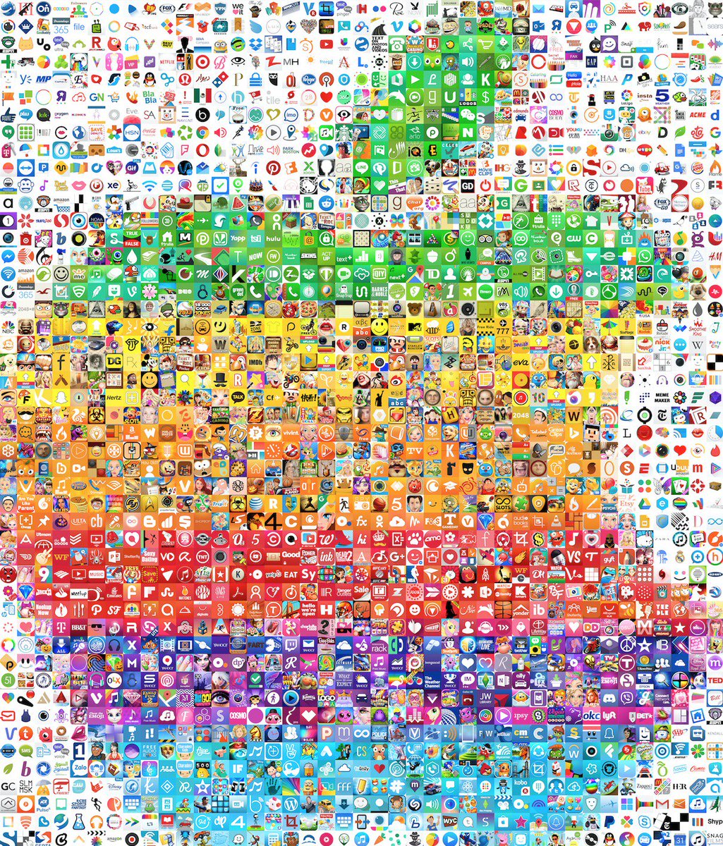 SourceDNA's tweet image. Apple Computer logo from 1977-1999, rendered from SourceDNA&apos;s top 5k US app icons by @aschmitz