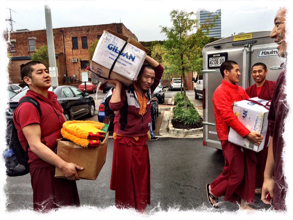 darrhopeArtist's tweet photo. They have arrived @Drepung for @HealingIcons @OneColumbia to create a sacred healing sand mandala #SCStrong https://t.co/aneWp6D7RG