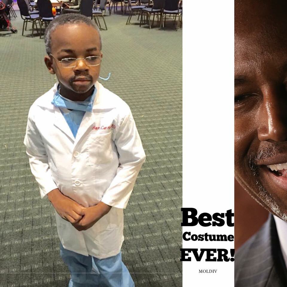 shorterstack's tweet photo. Best costume ever!!! #winbenwin #teamcarson @RealBenCarson https://t.co/XU9z97atqf