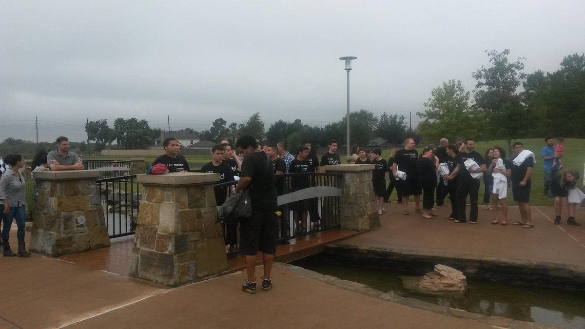 TitusLive's tweet photo. We celebrated 30 years of ministry with 34 baptisms @current_church on a soggy Sunday today. #BeMovedCurrent #Jesus https://t.co/y4NEAcU6Fz