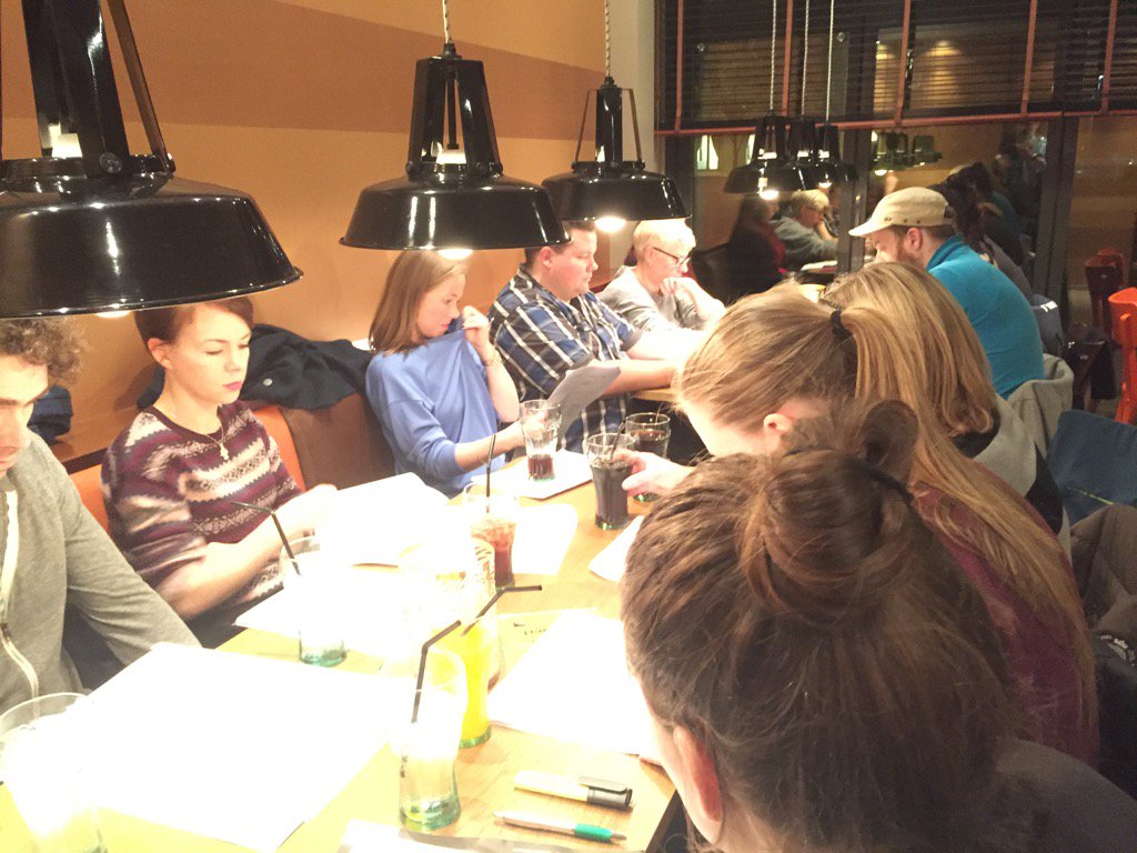 TorHaave's tweet image. Gjennomgang av kjøreplan for årets Landskonferanse for Klubbarbeidere , på Hamar.