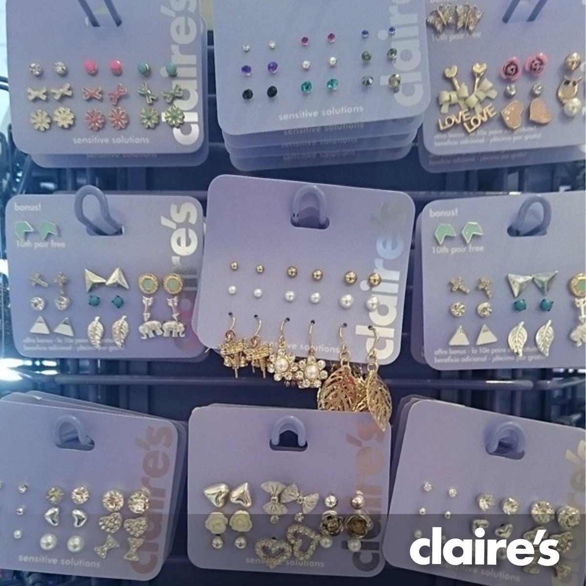 ¡Hay una arete #Claires para cada estilo! :D https://t.co/XCm29ggv2y