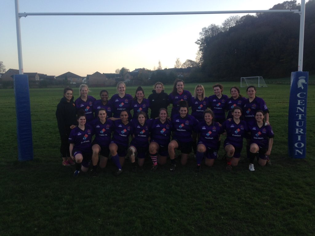 Great game today in the development league! Came away with our first win of the season! #Wolfpack #womensrugby