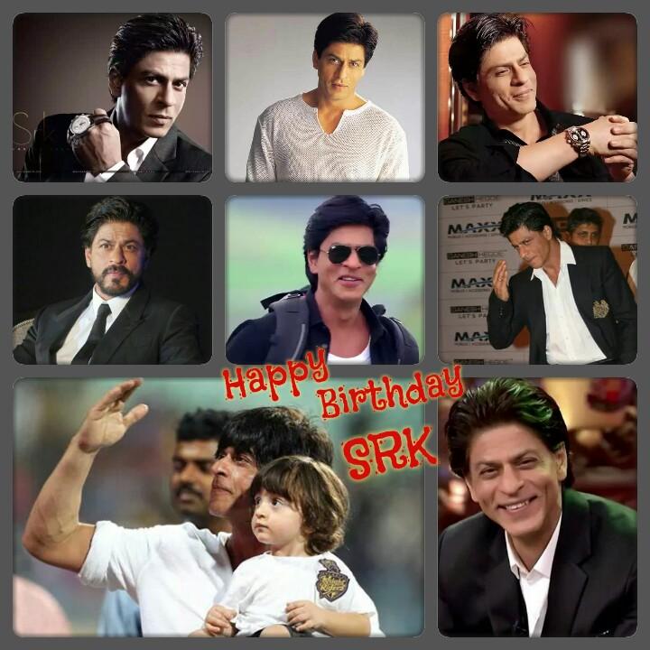  Happy Birthday my inspiration The man who is loved by billions king of hearts SHAH RUKH KHAN  