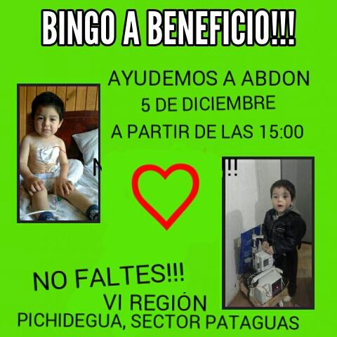 larojaarusia18's tweet image. Por favor difundan amigos #AyudemosAAbdon #ChilePaisSolidario