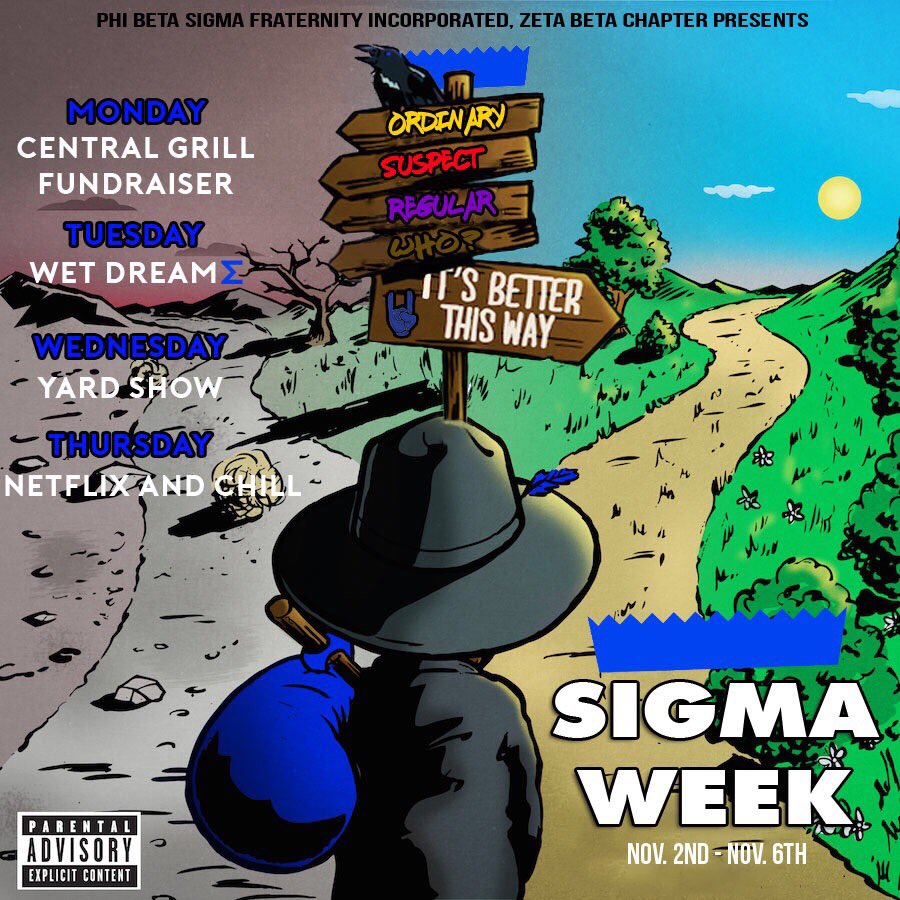 Bodacious_ZB's tweet photo. #SigmaWeek2k15 begins tomorrow! 

Tomorrow is also #ManUpMonday 

Fellas dress up and let's all take a pic at noon! https://t.co/vbSNFQwseq