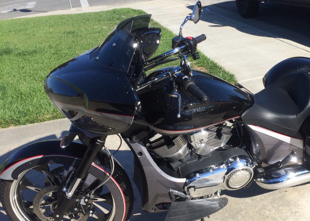 coreyshaffer01's tweet image. #beatifulmotorcycle #victory #timeforaride