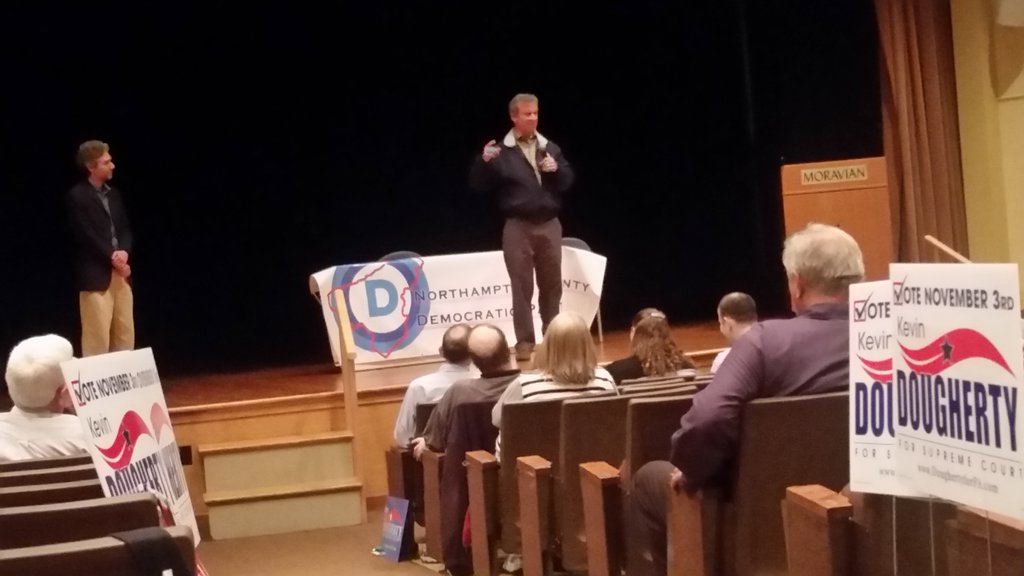 WorkersStand's tweet photo. Congressman Matt Cartwright stresses importance of state judicial election. https://t.co/shwhICKIuG