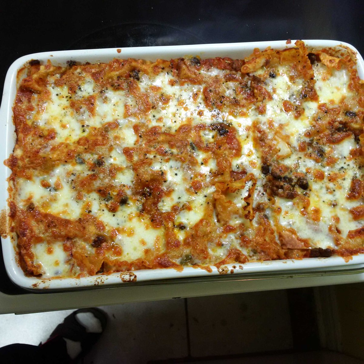 Massatron101's tweet photo. Bean cabbage meat lasagna...#comfortFood #Foodie #ChefMassa #HealthyLiving #Delicious https://t.co/B5frDbj8Sc