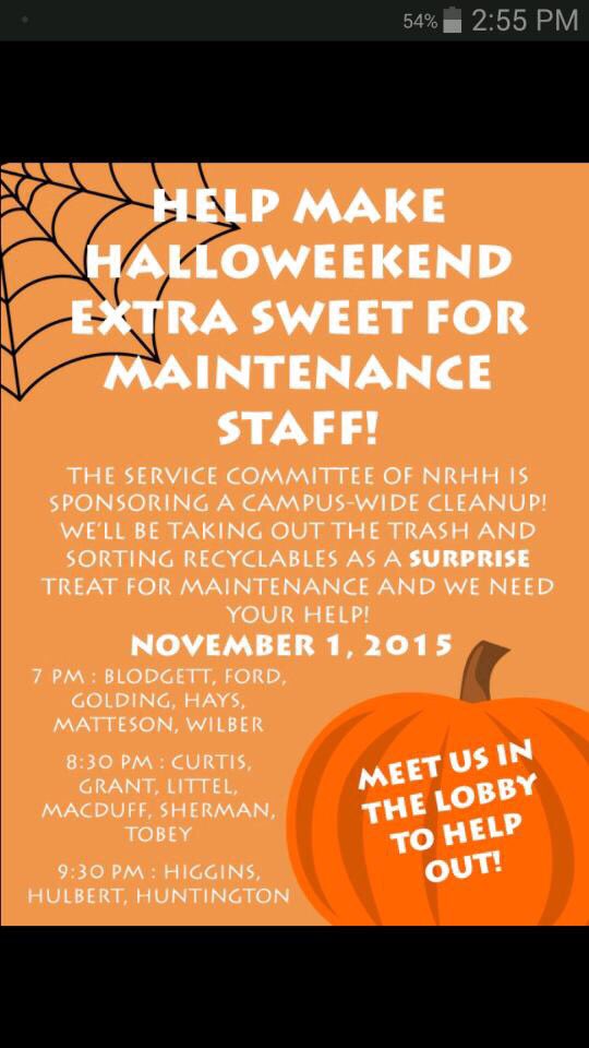 MacDuffResHall's tweet image. Come down at 8:30 if you want to help out!!