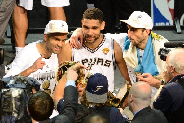 Tim Duncan, Manu Ginobili, and Tony Parker have become the winningest trio in NBA history with 541 wins.