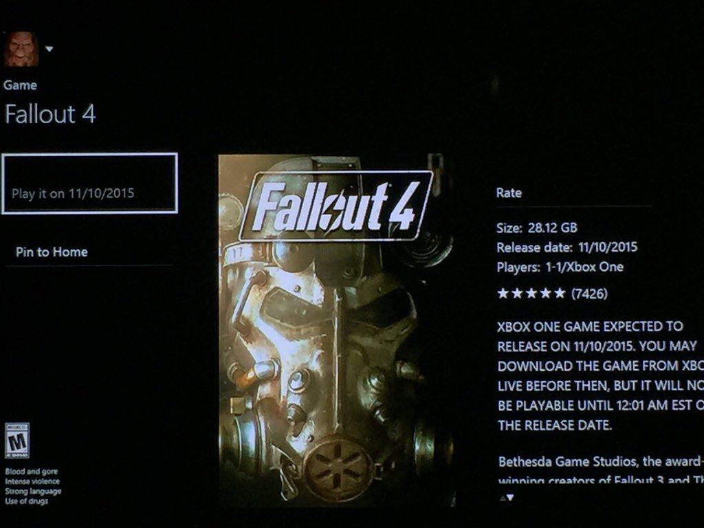 JamesBerek's tweet photo. @BethesdaStudios @bethesda @Fallout #Fallout4 #Fallout4Boston can we make the 10th come any sooner? https://t.co/JzKu90eRiq