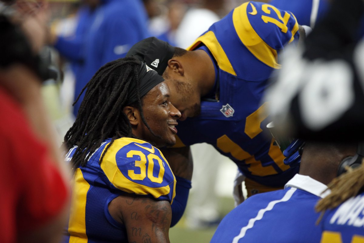 RamsNFL's tweet image. Gurley has 💯