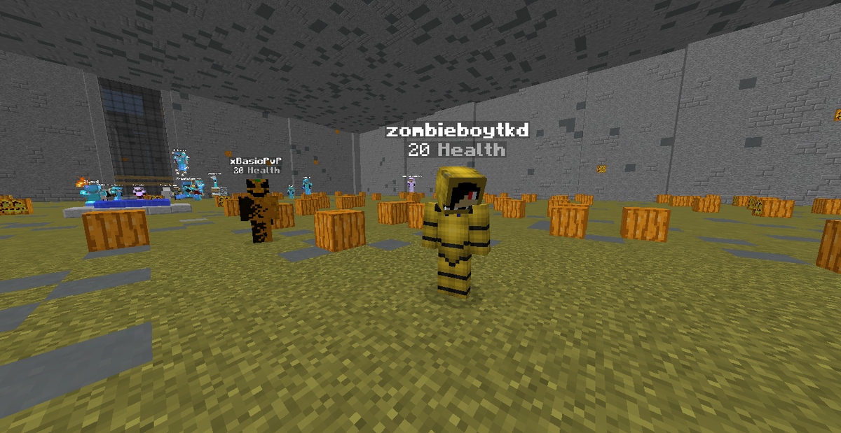 CapSweggy's tweet image. Some of the Halloween skins from the Maze event! Did you get the Hallow armor?