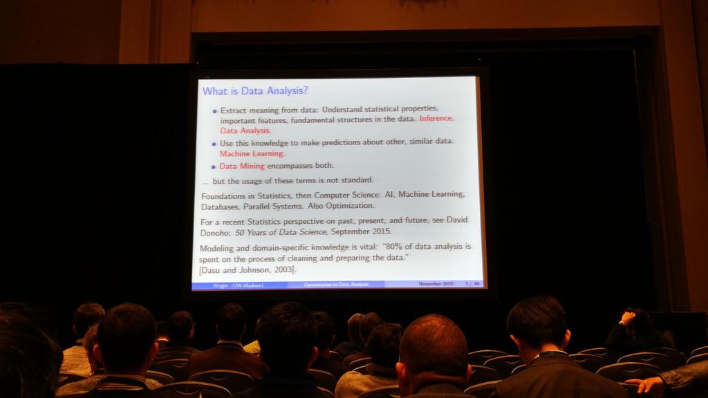 stevejb's tweet image. What is data analysis? @ #informs2015