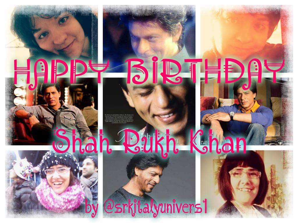 HAPPY BIRTHDAY
SHAH RUKH KHAN!!!!
Love by admins of   ....Italy love you;) 