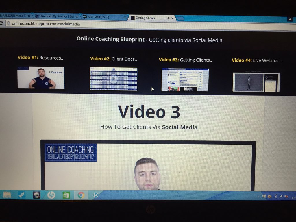 fonzidog's tweet photo. #onlinecoachingblueprint webinar tomorrow! Don't know if my Windows laptop will handle it! 😂 @LukeJohnsonPT https://t.co/UZtB1r3RUc