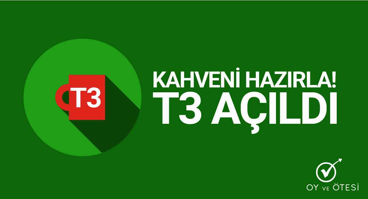 T3 AÇILDI!
Tutanaklar düzenli olarak eklenmeye devam ediyor.