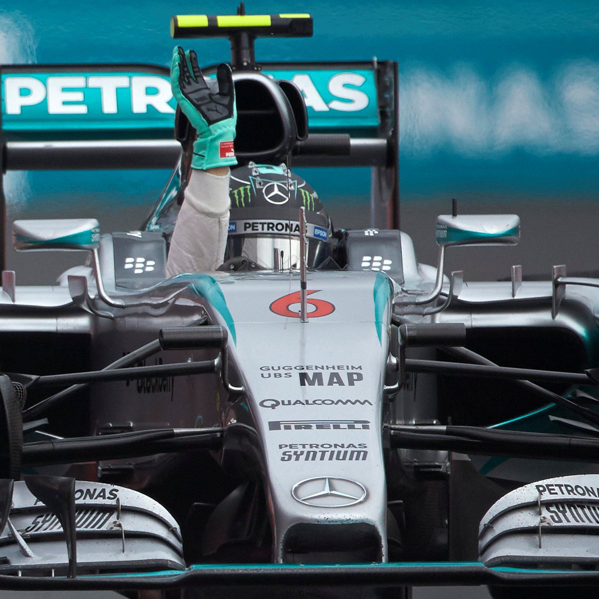 MercedesAMGF1's tweet photo. OHHH YEEEAAAHHH!!!! @nico_rosberg WINS the #MexicoGP!! What a drive!! NAILED IT!! #F1 https://t.co/MXAd3FXSaB