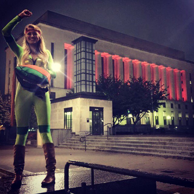 samoberkrom's tweet photo. Ninja turtles took over #Nashville last night #cowabunga #raisesomeshell #TMNT https://t.co/pYDlb2bs54