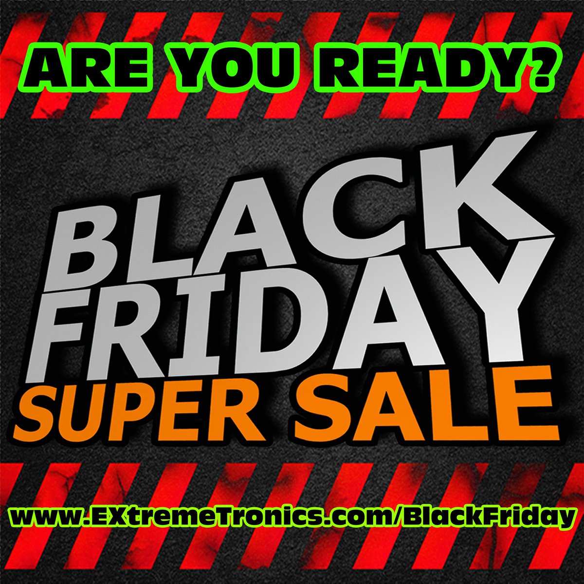 EXtremeTronics's tweet photo. Ready for #blackfriday? We hope to make it bigger and better this year! All comments greatly appreciated! https://t.co/BqS3StEfc7