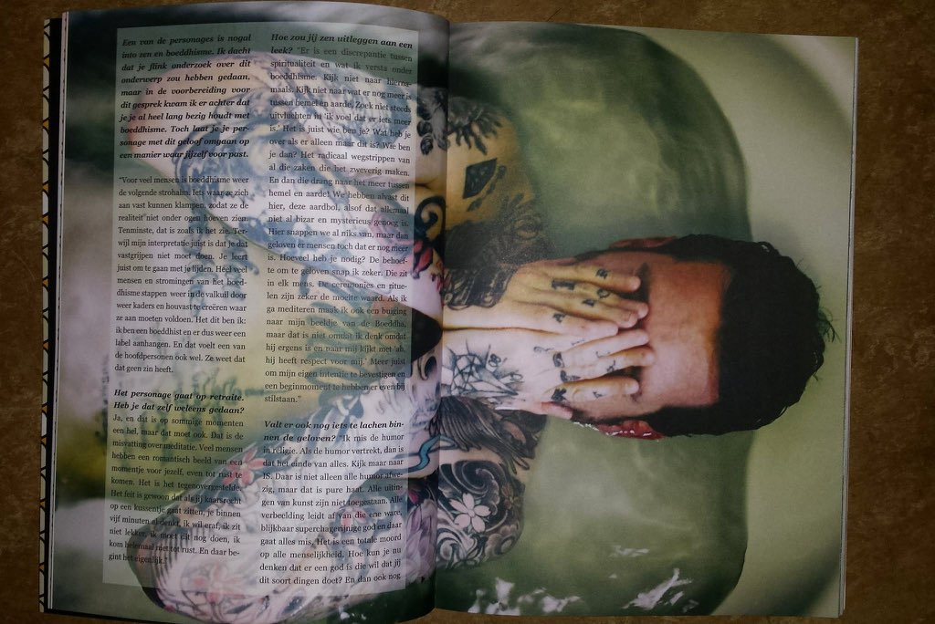 Afgelopen week kwam Bidden en vallen van @henkvanstraten uit. Lees het interview met Henk in Mud 3! Foto: <a href="/TweeWees/">Willem Wouterse</a>