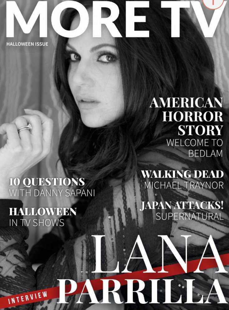 LanaParrilla's tweet photo. Thank you @MoreTVeMag for the great interview! Love the spread! Hugs - Lana ❤️ https://t.co/gXYjxi0Z9r