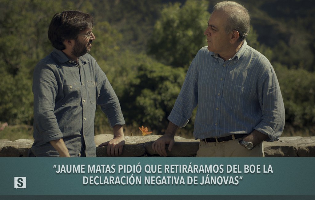 salvadostv's tweet photo. Juan Luis Muriel cuenta como el nuevo ministro de Medio Ambiente le hizo una petición peculiar… #Jánovas https://t.co/fBhPzNnXpm