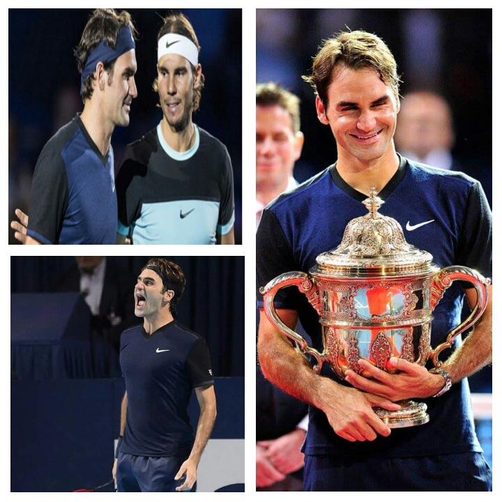 laraabboud7's tweet photo. After a great #fedal final, king Roger got his 88th career title and the 7th at Basel!ππ CONGRATS MAESTRO! #RF88πΎππβ https://t.co/hXmrqgQVET