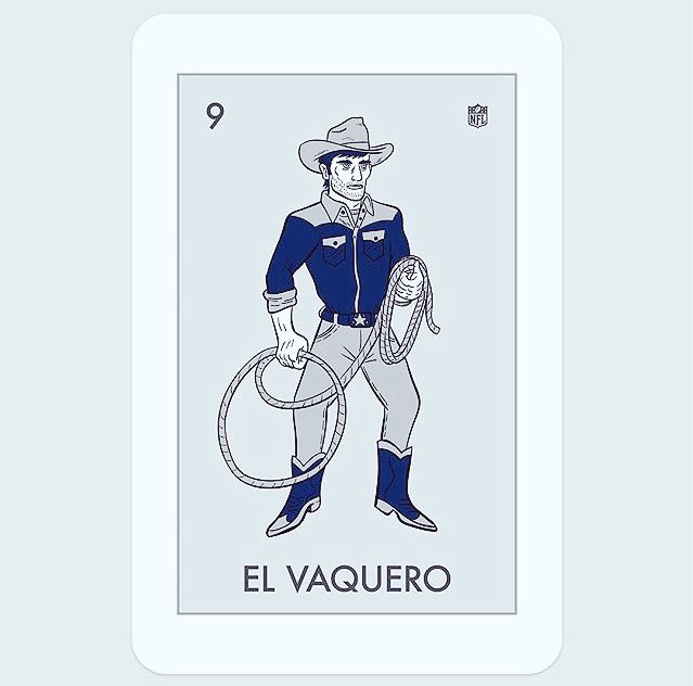 CHOFAgarza's tweet photo. LOTERÍA! 🏈💙⭐️ #cowboys #nfl #feeltheorgullo #88isback https://t.co/sqyegVLtRi