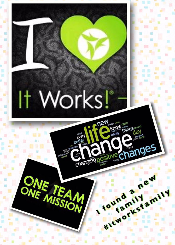 vlinder2204's tweet photo. @ItWorksGlobal love my new family ! https://t.co/1RUKPy3Pek