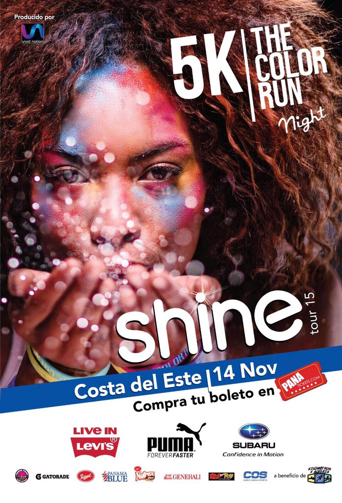 BettinaRomina's tweet photo. La carrera mas DIVERTIDA del planeta llega a #Panama este 14.11.15 a las 6 pm! Corre por tus boletos!!! 💜💚💙 https://t.co/TppAKluLrm