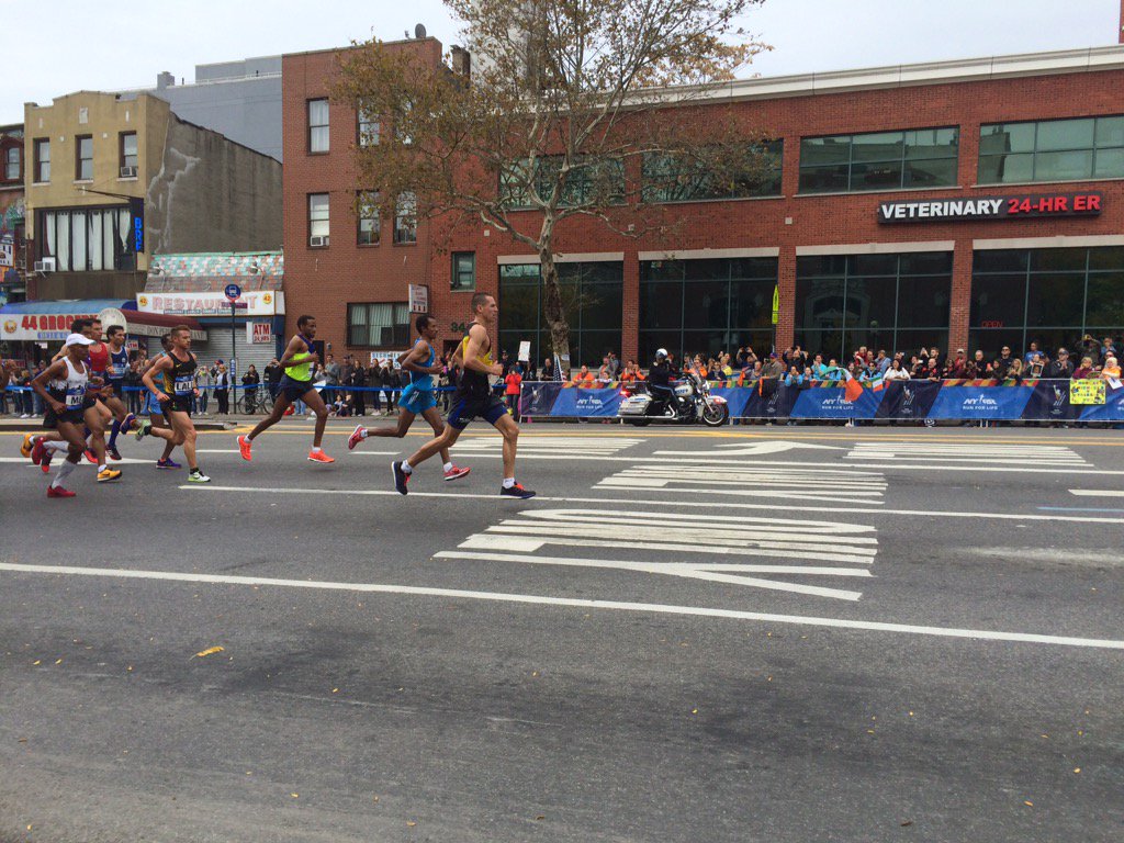 Always inspiring to see the elite! #TCSNYCMarathon #theyfinishbeforemoststart