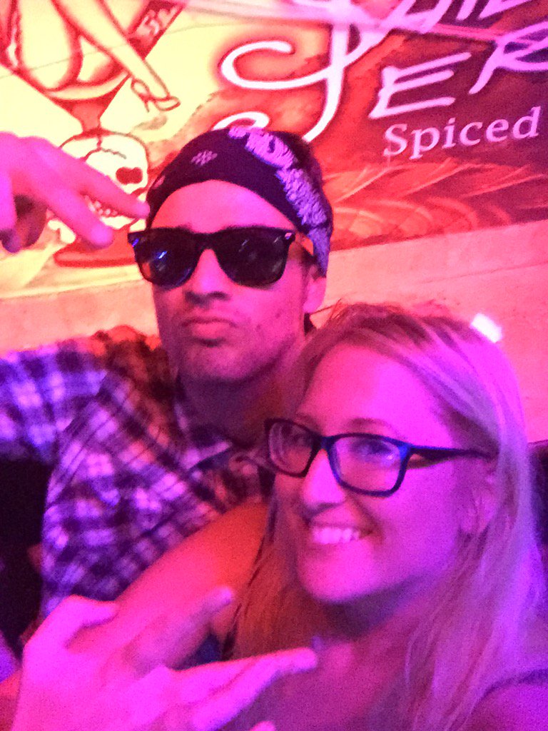 Groovin2Life's tweet photo. Found a guy dressed as #LA last night. Had to get a pic. #reppingLA #thebest https://t.co/XWyZOcjLsp