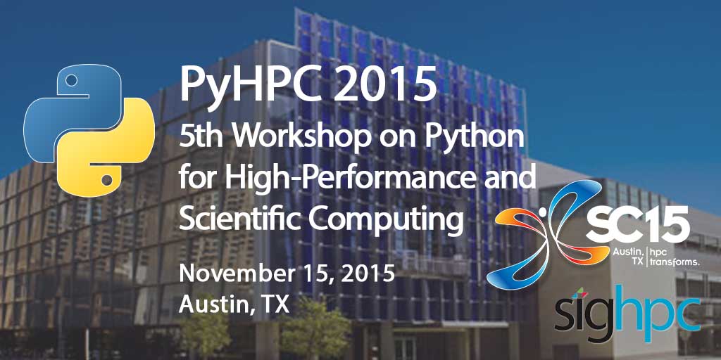 HPC_Guru's tweet image. Program of #PyHPC workshop published
https://t.co/FVZ37S37s
#HPC #SC15 #Python via @PythonHPC @aterrel
