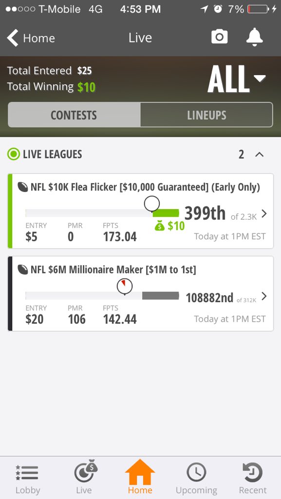 215PhillySports's tweet photo. Just Hit Early Only and i am probably barely gonna hit in the Milly Maker hit me up for lineups if you want to CASH https://t.co/wCPOqfCmJE