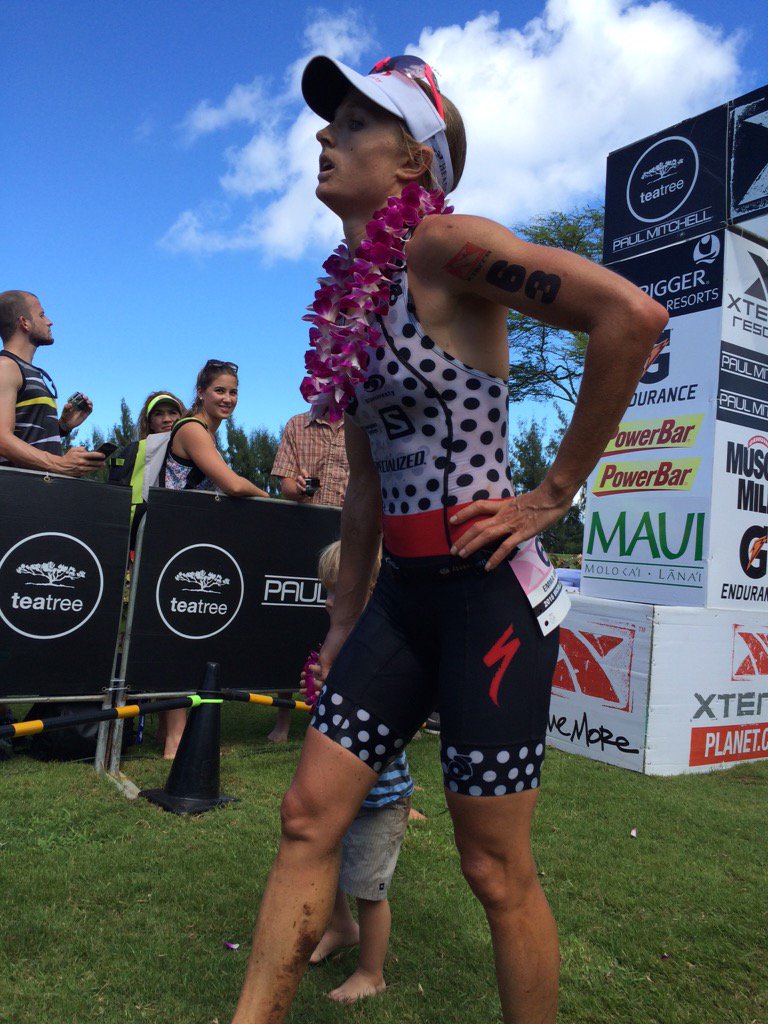 American <a href="/Emma_Garrard/">Emma Garrard</a> in 3rd! Her best-ever finish here #xterramaui