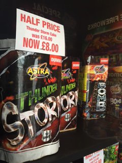 AylesburyCosmic's tweet photo. Our Thunder Storm is a 10 shot #Fireworks cake - Just £8! #Aylesbury #GuyFawkes #Diwali https://t.co/vsPCXHRIve