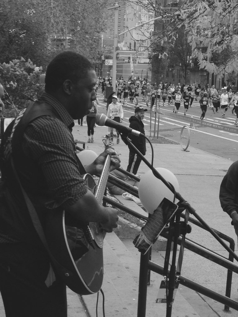 Had a blast performing today at the #nycmarathon