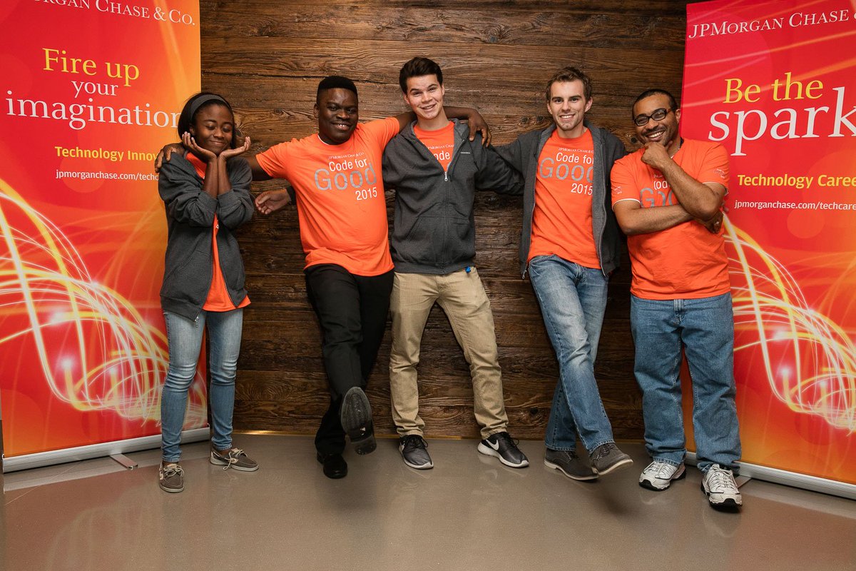 brckmrt's tweet photo. Had a blast at #code4good in Delaware. Learned so much, and I can't wait to do it again! Thanks @jpmorgan!! https://t.co/pIZwktD0n8