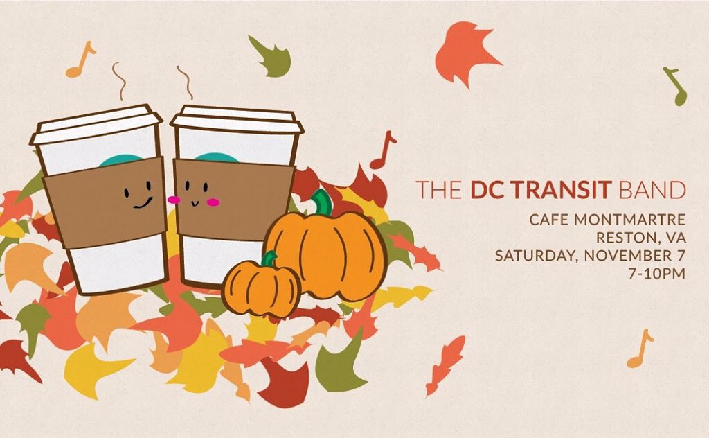 DCTransitBand's tweet photo. Public show on Saturday 7p-10p. Come get your dance on! #livemusic #dctransitband #reston #northernvirginia https://t.co/KDzwf2hClI
