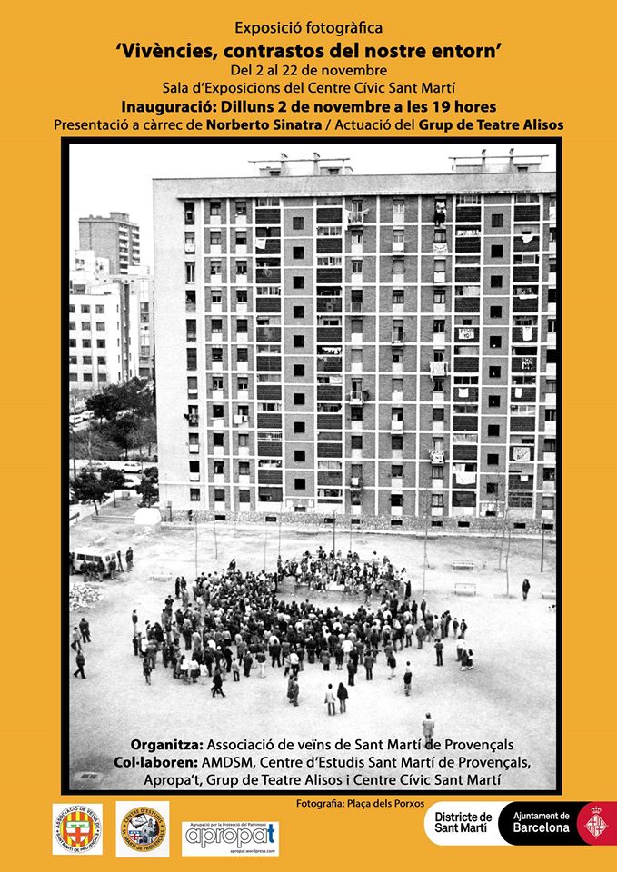 02/11/15 a 19hr ExpoFotogràfica "Vivències, contrastos del nostre entorn" Centre Cívic Sant Martí, Selva de Mar, 215