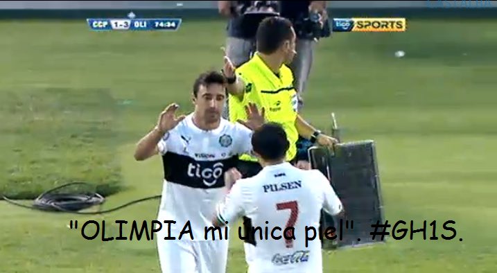 Felicitaciones muchachos se ganó bien, fuerza mi Olimpia querido #Abrazofranjeado