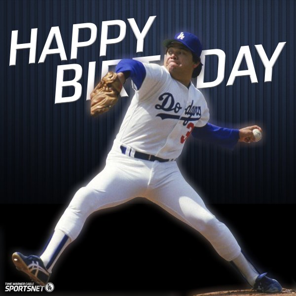 A very happy birthday to pitching legend Fernando Valenzuela! 