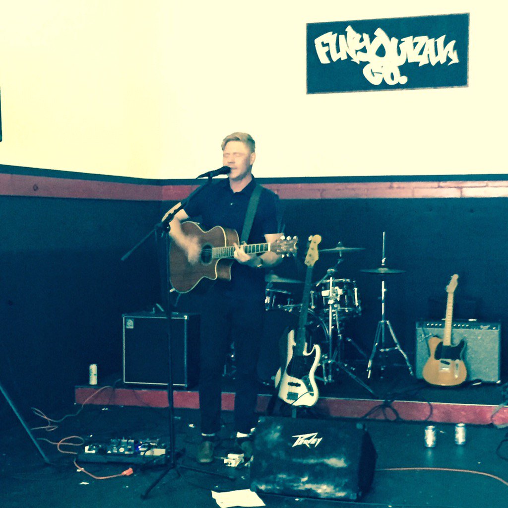 I played in a bike club at the Parkinglotpolooza, all in the name of On Guard.#ilovejax #DTWD #WAREHOUSESTUDIOS