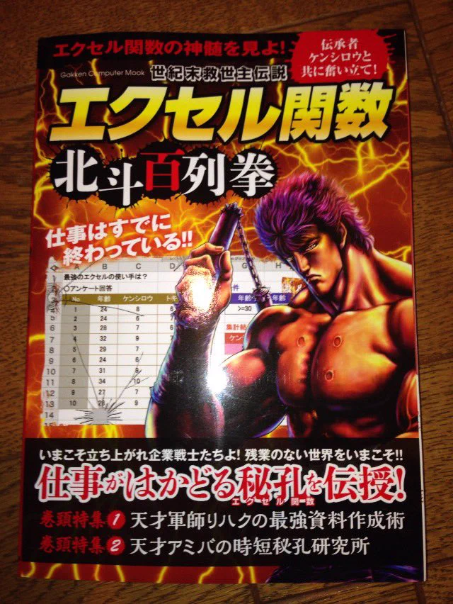 Excel＋北斗の拳 意味不明？だけど なんだか強くなれそうな本